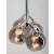 Lampa wisząca chromowana szklana 4-punktowa 2208/4 8C z serii PIRAN - Lampy Elem